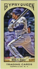 2011 Topps Gypsy Queen Mini #127 Rickie Weeks