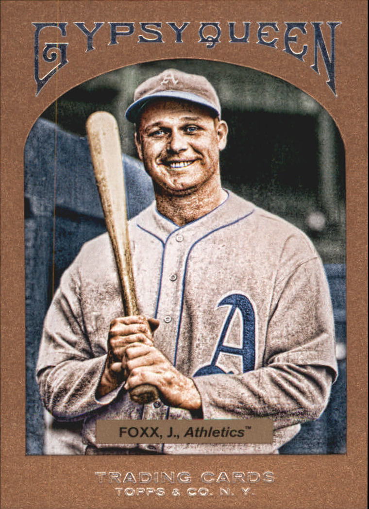 2011 Topps Gypsy Queen Framed Paper #53 Jimmie Foxx