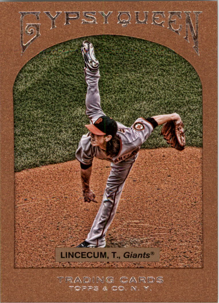 2011 Topps Gypsy Queen Framed Paper #84 Tim Lincecum
