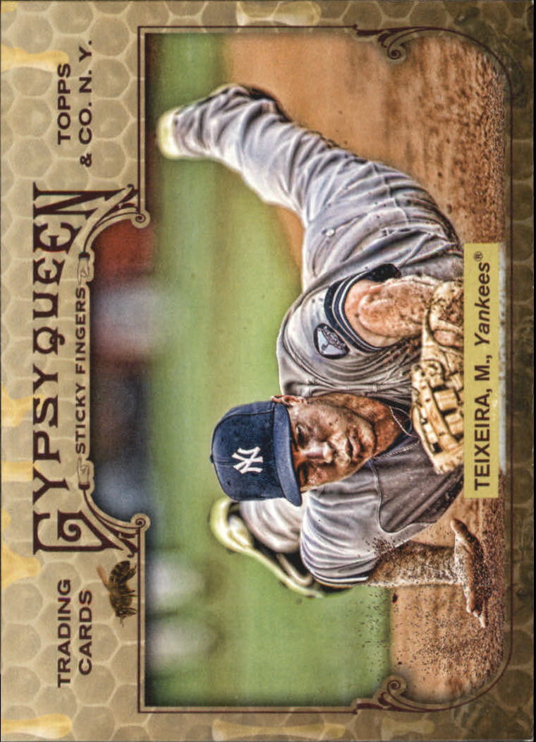 2011 Topps Gypsy Queen Sticky Fingers #SF6 Mark Teixeira