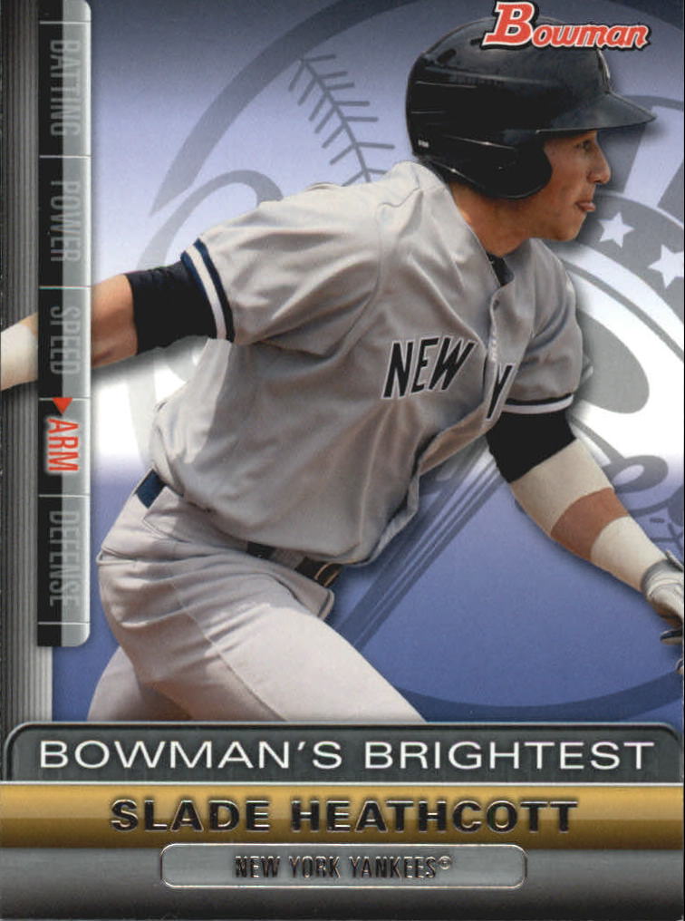 2011 Bowman Bowman's Brightest #BBR11 Slade Heathcott