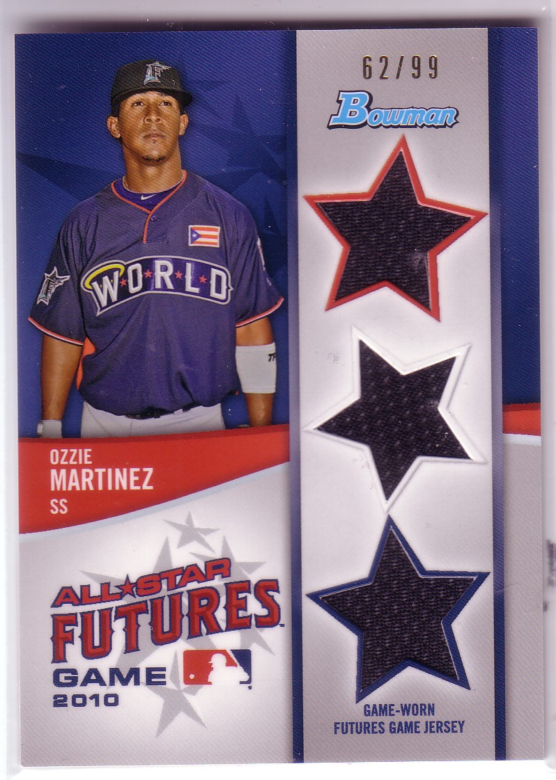 2011 Bowman Future's Game Triple Relics #OM Ozzie Martinez