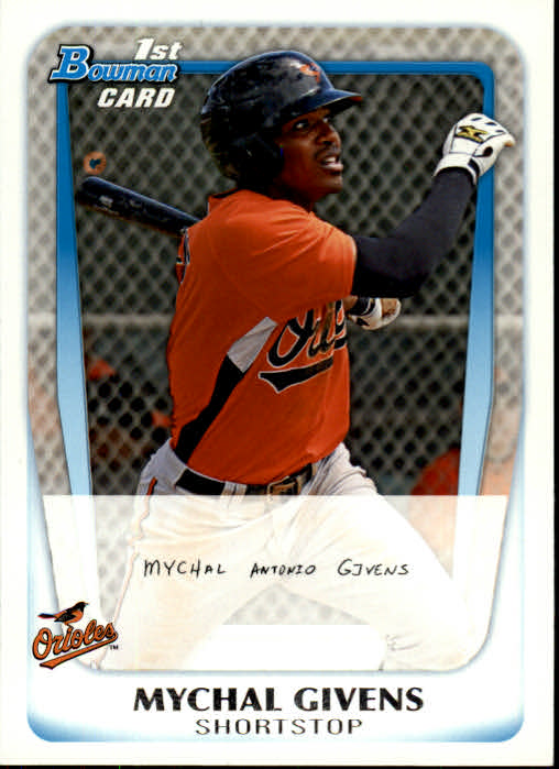 2011 Bowman Prospects #BP50 Mychal Givens