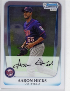 2011 Bowman Chrome Prospects #BCP172 Aaron Hicks