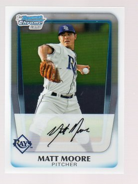 2011 Bowman Chrome Prospects #BCP220 Matt Moore