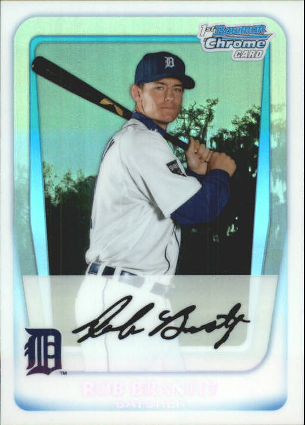 2011 Bowman Chrome Prospects Refractors #BCP186 Rob Brantly
