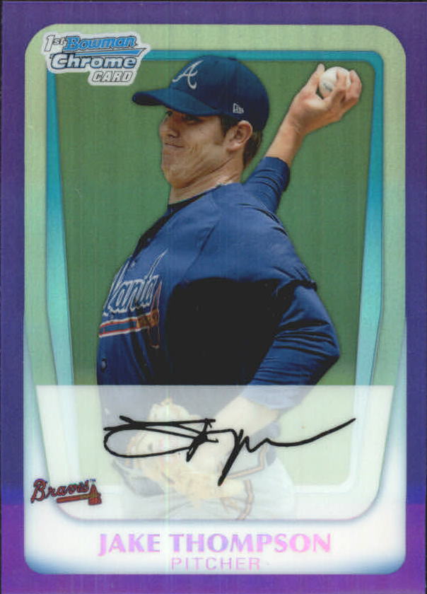 2011 Bowman Chrome Prospects Purple Refractors #BCP152 Jake Thompson