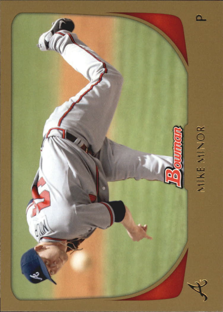 2011 Bowman Gold #132 Mike Minor