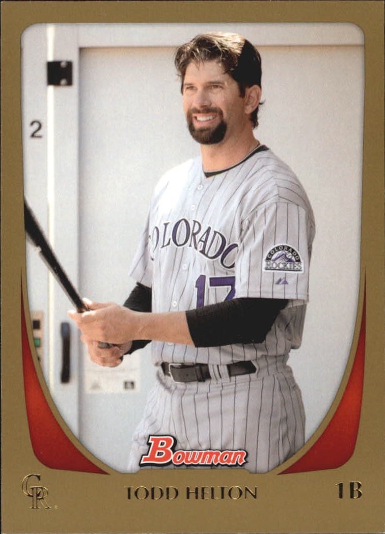 2011 Bowman Baseball "Main Set Gold" Parallel Cards - Picture 38 of 55