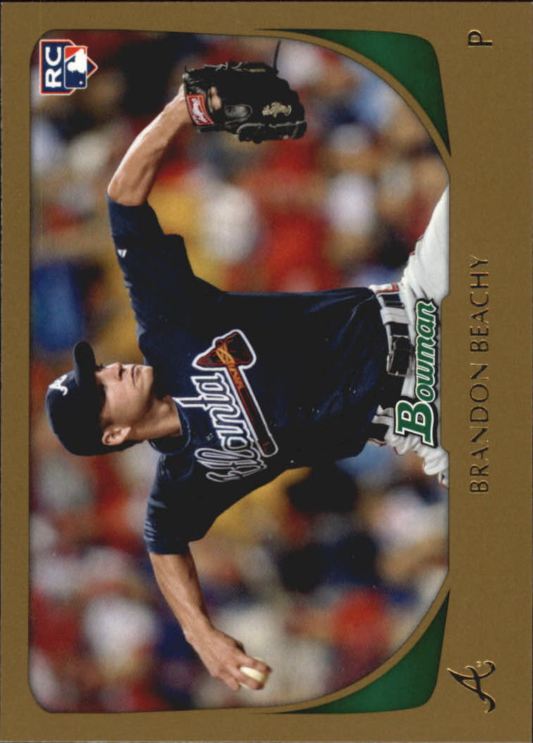 2011 Bowman Gold #204 Brandon Beachy
