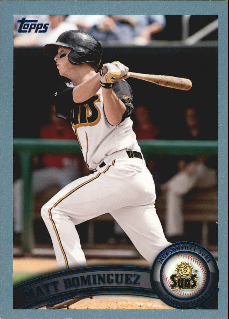 2011 Topps Pro Debut Blue #190 Matt Dominguez