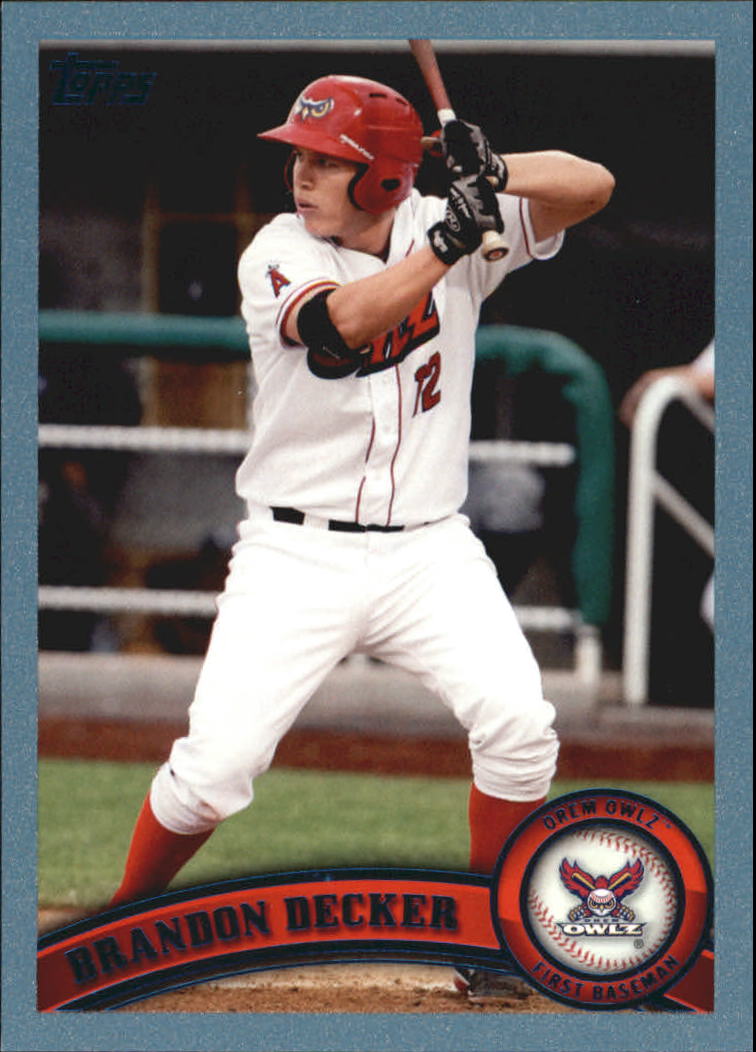 2011 Topps Pro Debut Blue #221 Brandon Decker