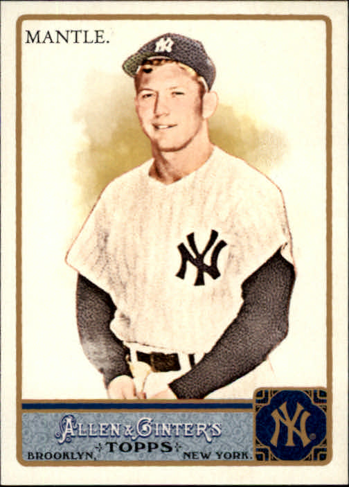 2011 Topps Allen and Ginter #7 Mickey Mantle