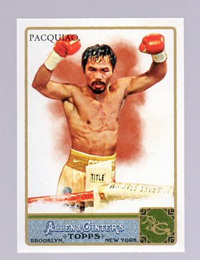 2011 Topps Allen and Ginter #262 Manny Pacquiao