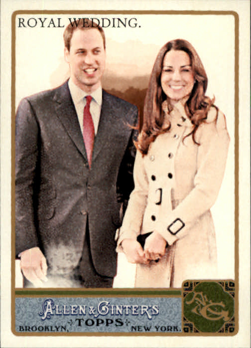 2011 Topps Allen and Ginter #293 Prince William/Kate Middleton