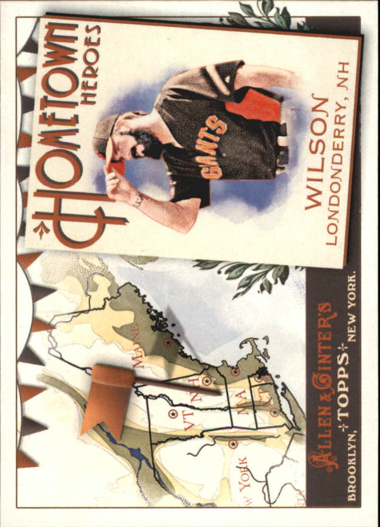 2011 Topps Allen and Ginter Hometown Heroes #HH3 Brian Wilson