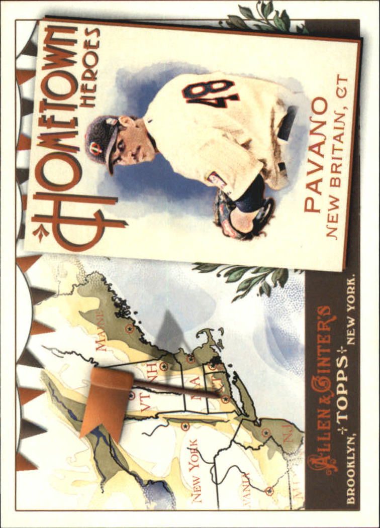 2011 Topps Allen and Ginter Hometown Heroes #HH14 Carl Pavano