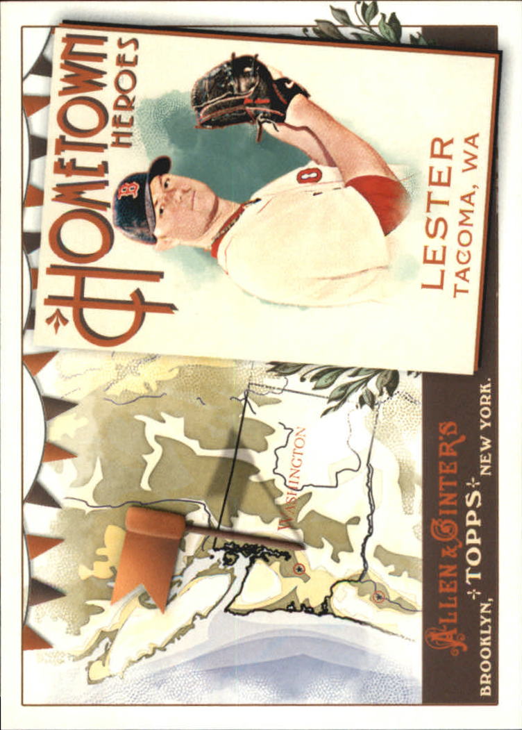 2011 Topps Allen and Ginter Hometown Heroes #HH21 Jon Lester