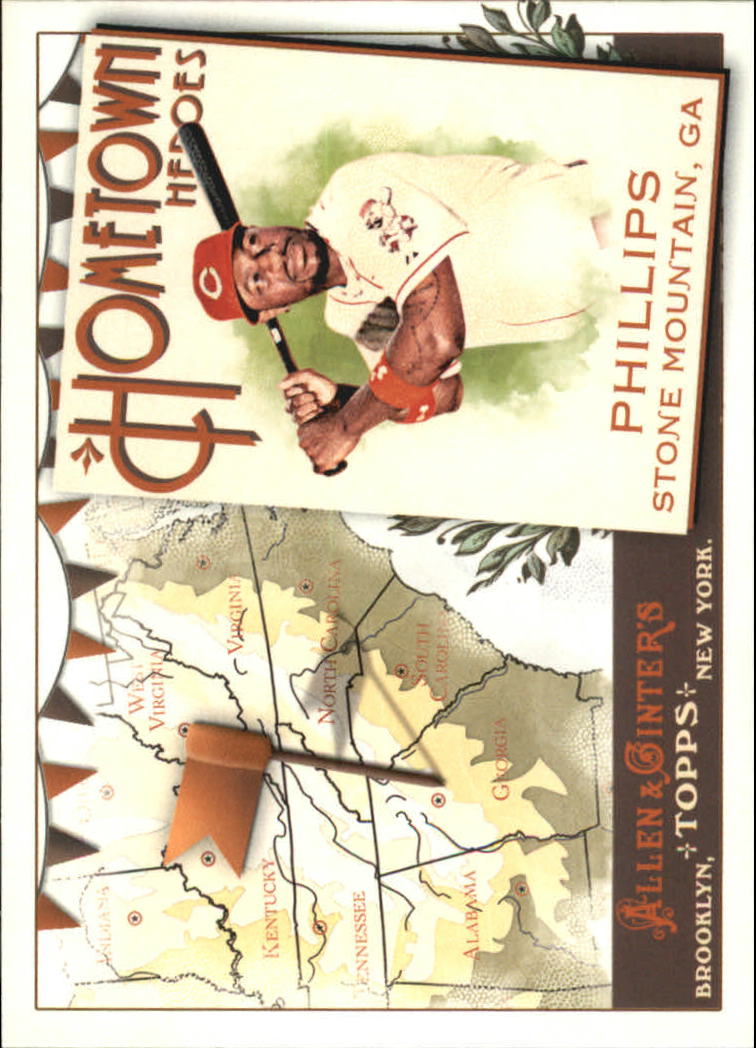 2011 Topps Allen and Ginter Hometown Heroes #HH27 Brandon Phillips