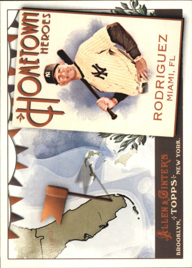 2011 Topps Allen and Ginter Hometown Heroes #HH60 Alex Rodriguez