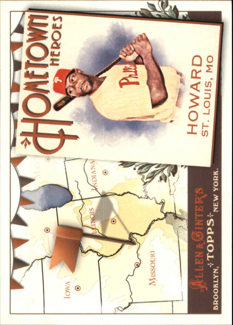 2011 Topps Allen and Ginter Hometown Heroes #HH90 Ryan Howard