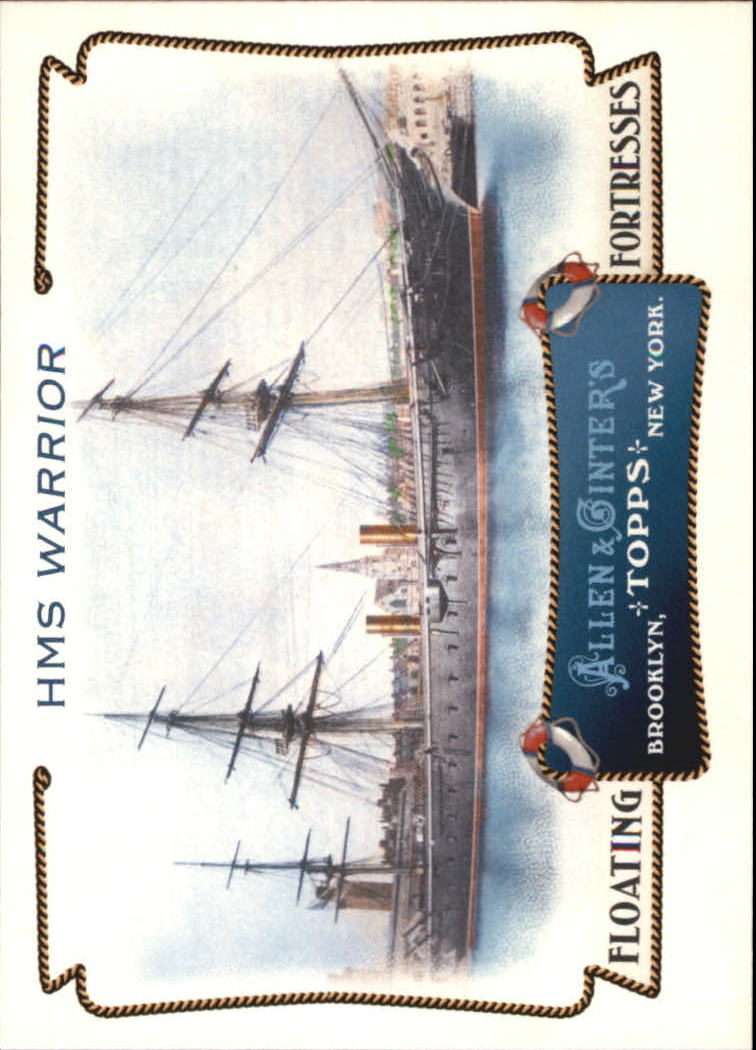 2011 Topps Allen and Ginter Floating Fortresses #FF13 HMS Warrior