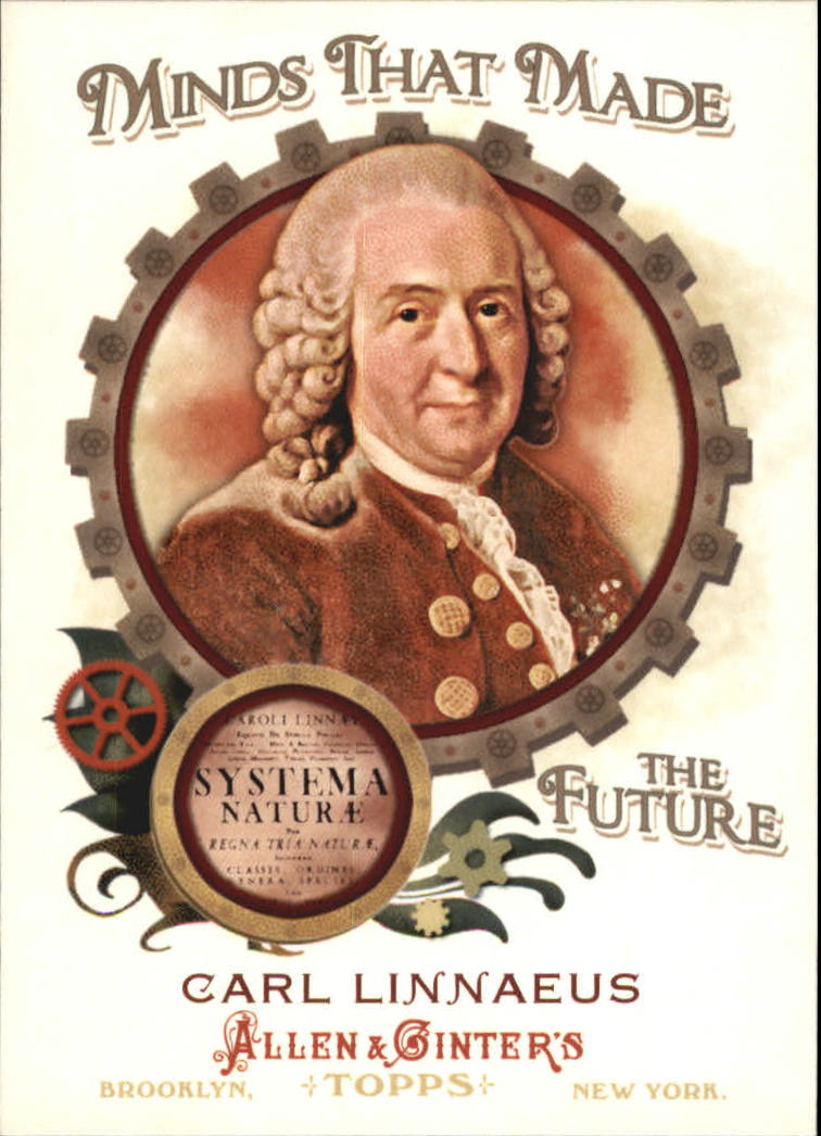 2011 Topps Allen and Ginter Minds that Made the Future #MMF13 Carl Linnaeus