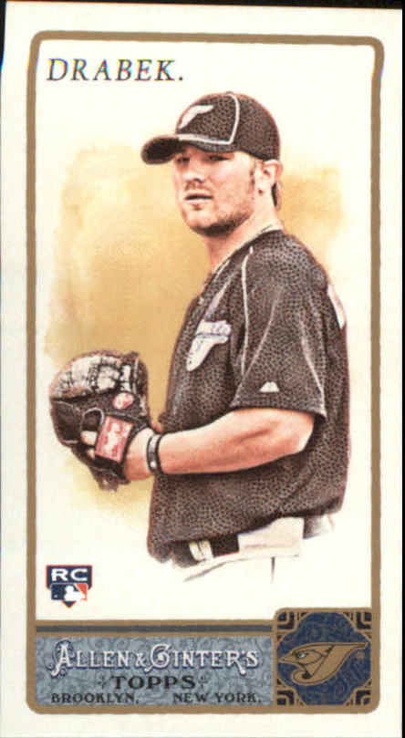 2011 Topps Allen and Ginter Mini #180 Kyle Drabek