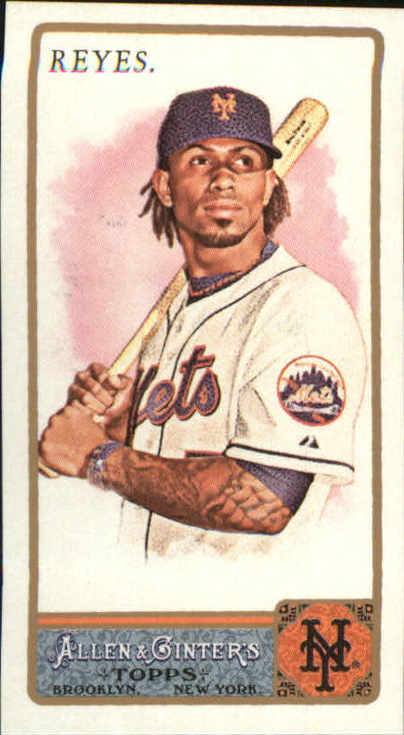 2011 Topps Allen and Ginter Mini A and G Back #75 Jose Reyes