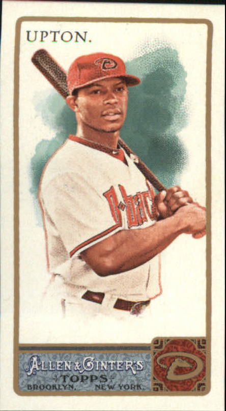 2011 Topps Allen and Ginter Mini A and G Back #185 Justin Upton