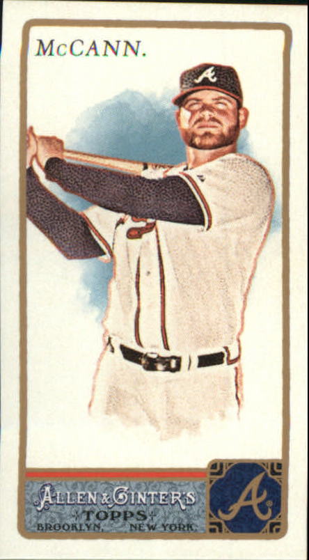 2011 Topps Allen and Ginter Mini A and G Back #245 Brian McCann