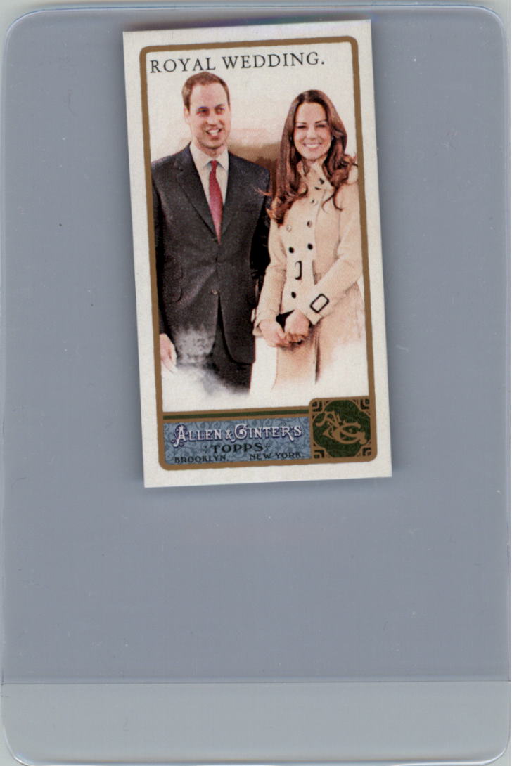 2011 Topps Allen and Ginter Mini A and G Back #293 Prince William/Kate Middleton