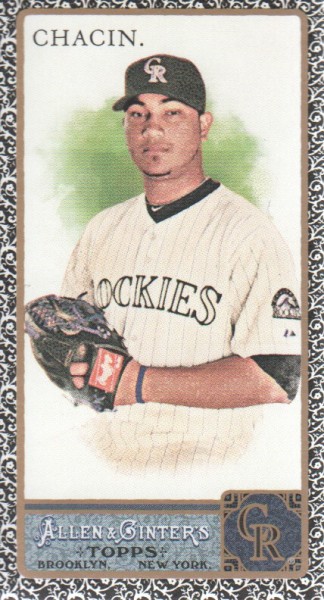 2011 Topps Allen and Ginter Mini Black #4 Jhoulys Chacin
