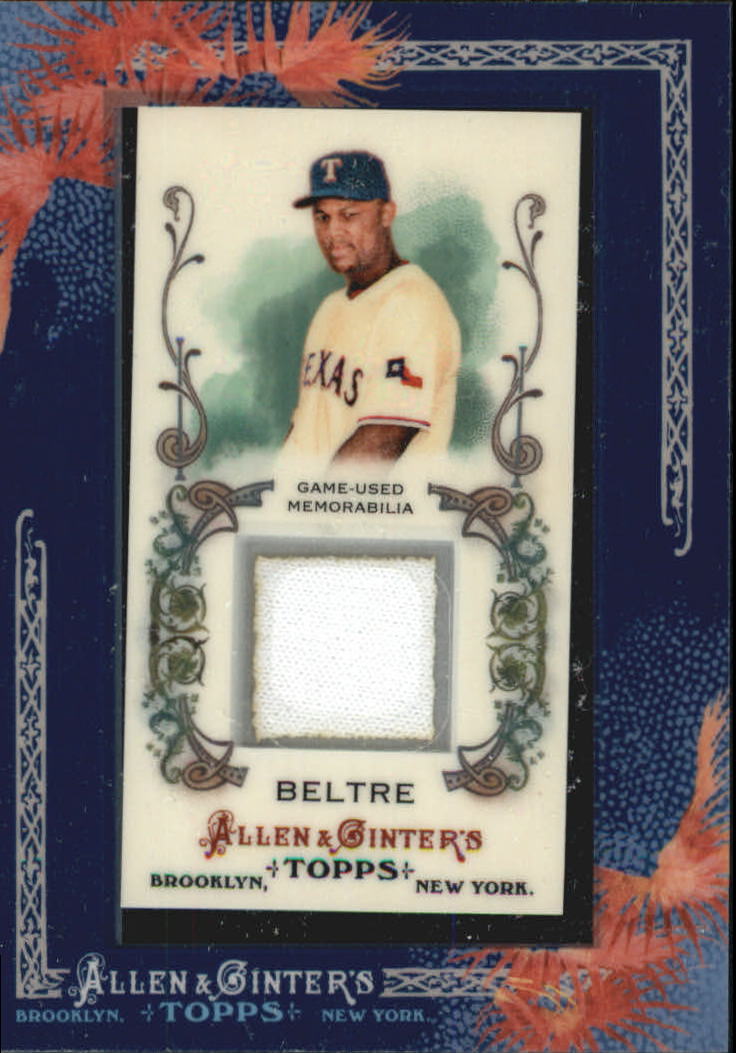 2011 Topps Allen and Ginter Relics #AB2 Adrian Beltre Jsy