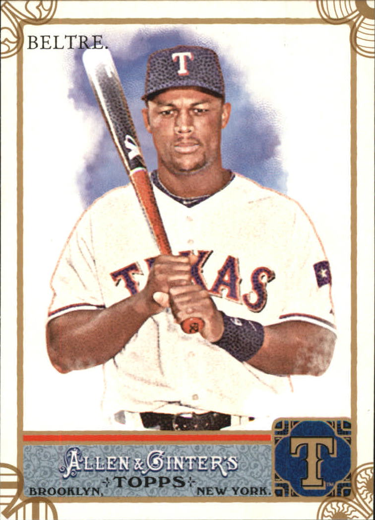 2011 Topps Allen and Ginter Code Cards #14 Adrian Beltre