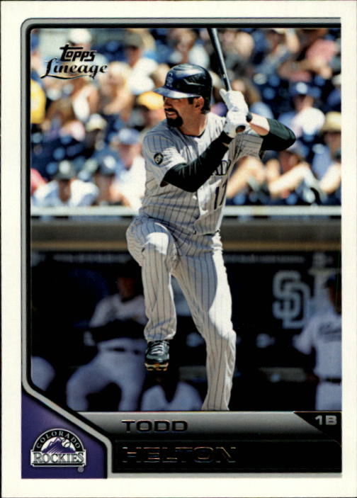 2011 Topps Lineage #118 Todd Helton