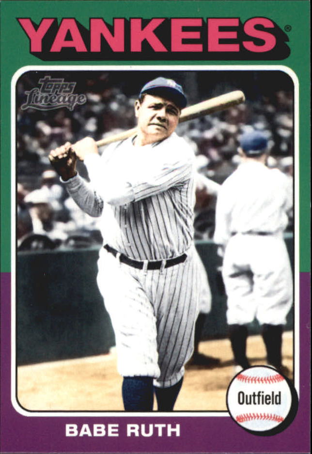 2011 Topps Lineage '75 Mini #100 Babe Ruth