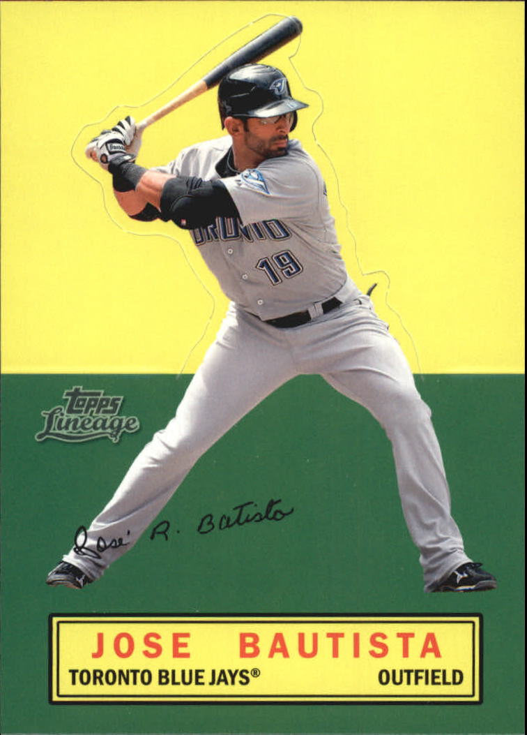 2011 Topps Lineage Stand-Ups #TS1 Jose Bautista