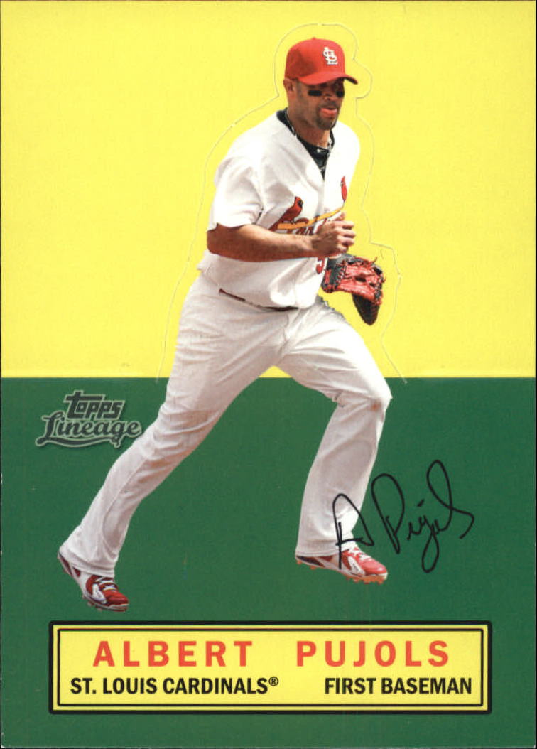 2011 Topps Lineage Stand-Ups #TS3 Albert Pujols
