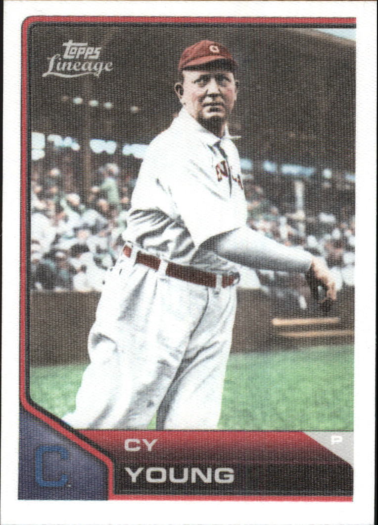 2011 Topps Lineage Cloth Stickers #TCS33 Cy Young