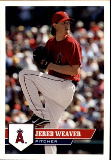 2011 Topps Stickers #99 Jered Weaver