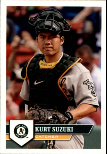 2011 Topps Stickers #107 Kurt Suzuki