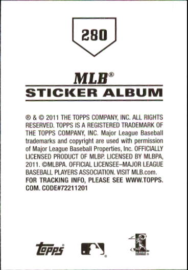 B1814- 2011 Topps Sticker Baseball Karten 201-295 -du Pick- 15 + Gratis US - Bild 159 von 187