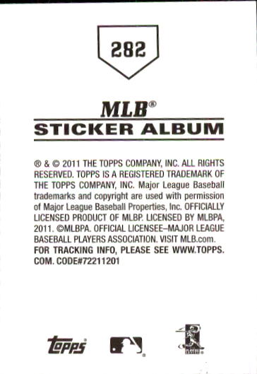 B1814- 2011 Topps Sticker Baseball Karten 201-295 -du Pick- 15 + Gratis US - Bild 163 von 187