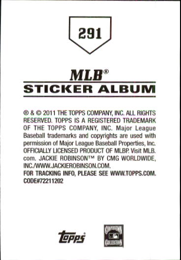 B1814- 2011 Topps Sticker Baseball Karten 201-295 -du Pick- 15 + Gratis US - Bild 181 von 187