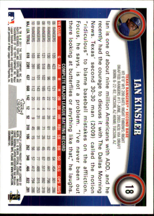 A6060- 2011 Topps Chrome BB Card #s 1-220 +Rookies -You Pick- 15+ FREE US SHIP - Picture 153 of 398