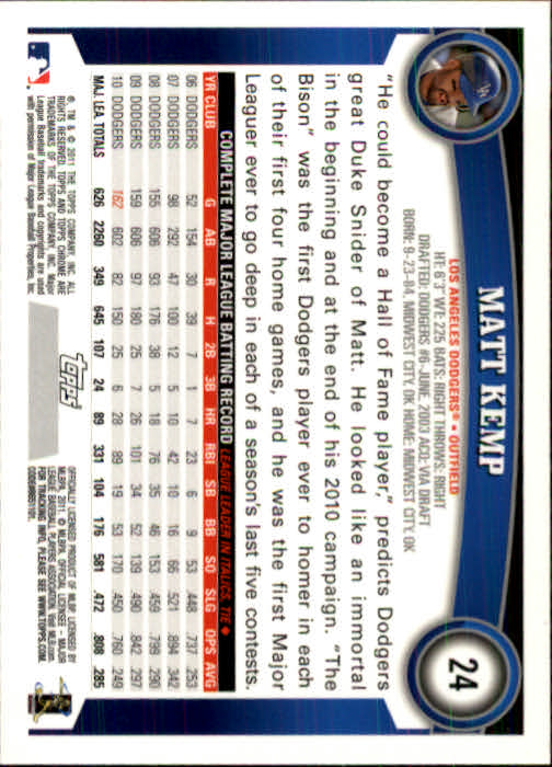 A6060- 2011 Topps Chrome BB Card #s 1-220 +Rookies -You Pick- 15+ FREE US SHIP - Picture 261 of 398