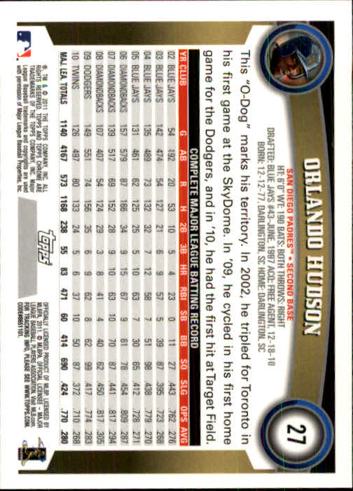 A6060- 2011 Topps Chrome BB Card #s 1-220 +Rookies -You Pick- 15+ FREE US SHIP - Picture 79 of 398