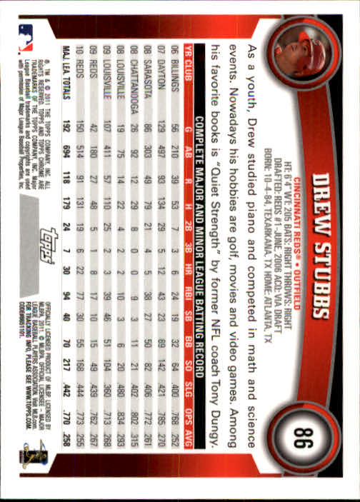 A6060- 2011 Topps Chrome BB Card #s 1-220 +Rookies -You Pick- 15+ FREE US SHIP - Picture 89 of 398