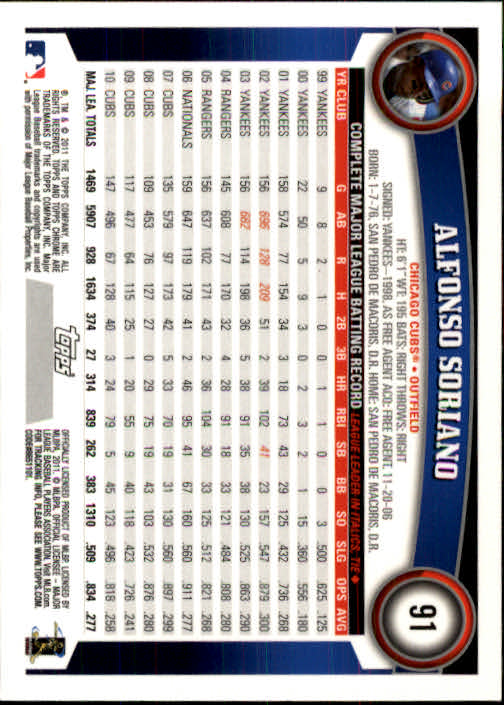A6060- 2011 Topps Chrome BB Card #s 1-220 +Rookies -You Pick- 15+ FREE US SHIP - Picture 209 of 398
